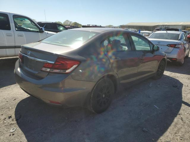 19XFB2F51DE037378 - 2013 HONDA CIVIC LX GRAY photo 3