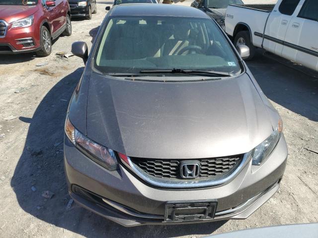 19XFB2F51DE037378 - 2013 HONDA CIVIC LX GRAY photo 5