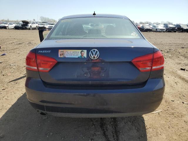 1VWAP7A37CC024586 - 2012 VOLKSWAGEN PASSAT S BLUE photo 6