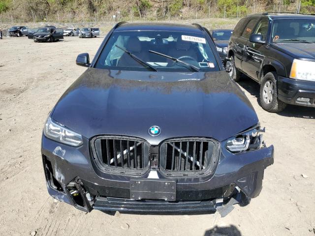 5UX53DP04N9K05896 - 2022 BMW X3 XDRIVE30I GRAY photo 5