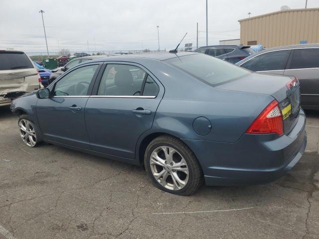 3FAHP0HG5CR312843 - 2012 FORD FUSION SE TEAL photo 2