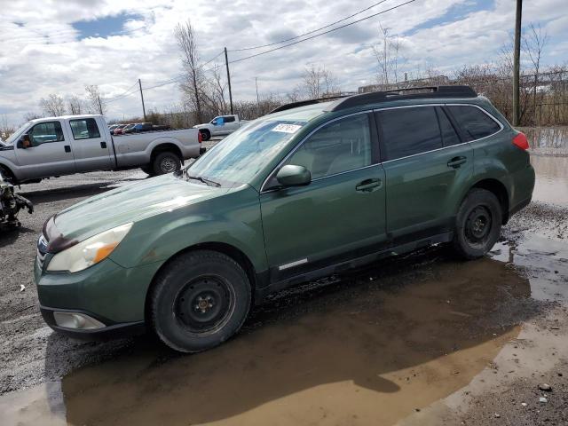 4S4BRHBC7A3313448 - 2010 SUBARU OUTBACK 2.5I PREMIUM GREEN photo 1