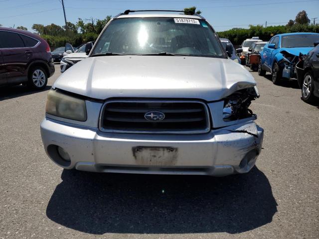 JF1SG65673H745733 - 2003 SUBARU FORESTER 2.5XS ვერცხლისფერი ფოტო 5