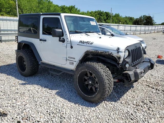 1C4AJWAG9DL582264 - 2013 JEEP WRANGLER SPORT WHITE photo 4