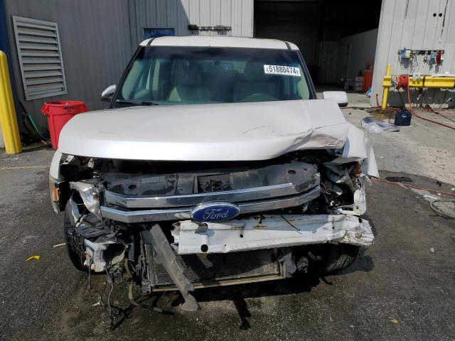 2FMGK5CC2BBD08036 - 2011 FORD FLEX SEL WHITE photo 5