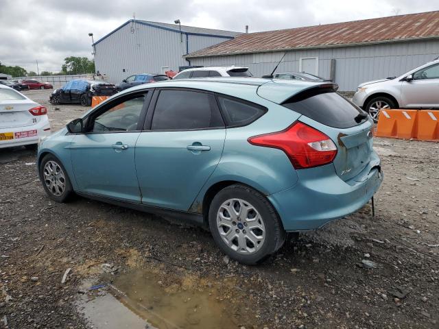 1FAHP3K23CL225780 - 2012 FORD FOCUS SE TEAL photo 2