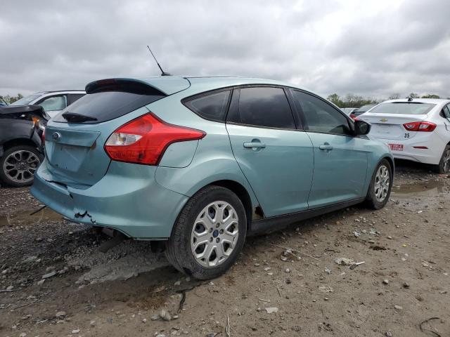 1FAHP3K23CL225780 - 2012 FORD FOCUS SE TEAL photo 3