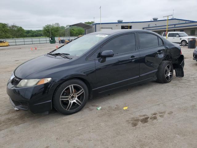 1HGFA16518L037439 - 2008 HONDA CIVIC LX BLACK photo 1