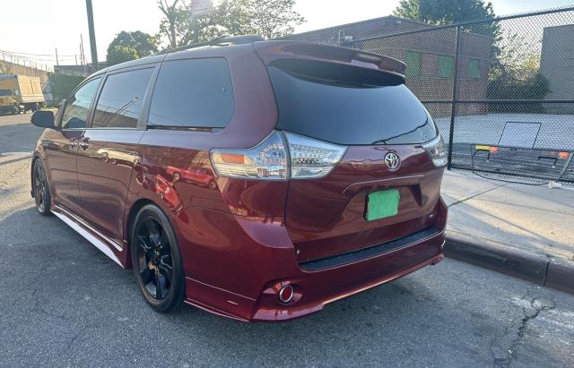 5TDXK3DC6FS561999 - 2015 TOYOTA SIENNA SPORT BURGUNDY photo 3