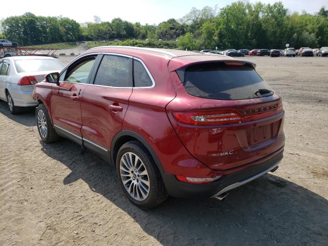5LMCJ3D96JUL31821 - 2018 LINCOLN MKC RESERVE RED photo 3
