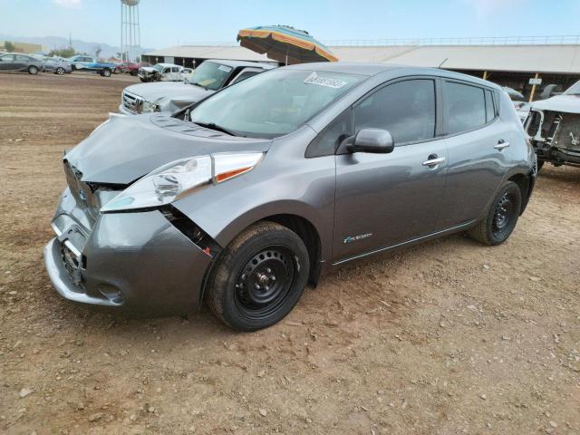 1N4AZ0CP7FC313479 - 2015 NISSAN LEAF S GRAY photo 1