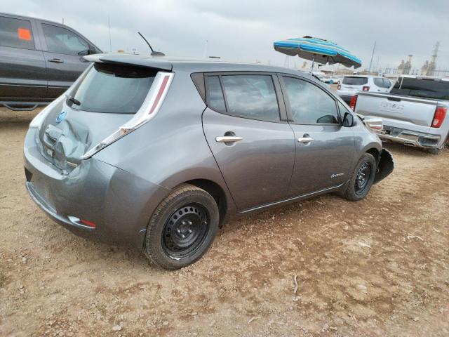 1N4AZ0CP7FC313479 - 2015 NISSAN LEAF S GRAY photo 3