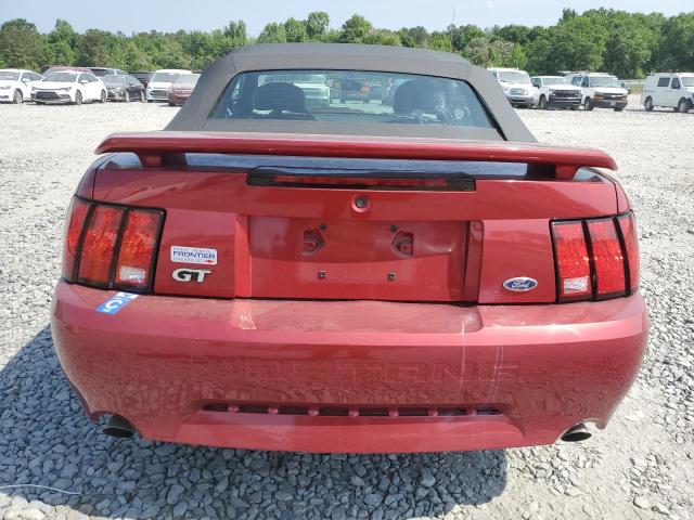 1FAFP45X53F448826 - 2003 FORD MUSTANG GT RED photo 6