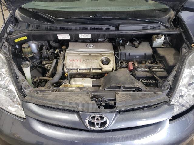 5TDZA22C76S585821 - 2006 TOYOTA SIENNA XLE BLUE photo 12