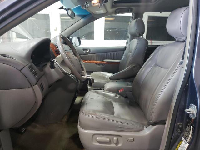 5TDZA22C76S585821 - 2006 TOYOTA SIENNA XLE BLUE photo 7