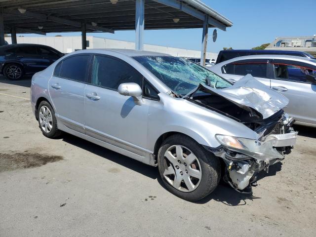 2HGFA16549H332257 - 2009 HONDA CIVIC LX GRAY photo 4