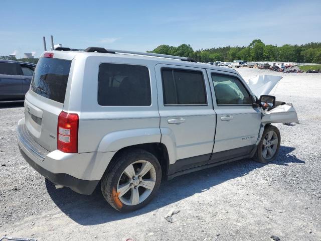 1C4NJRCBXCD522880 - 2012 JEEP PATRIOT LIMITED SILVER photo 3