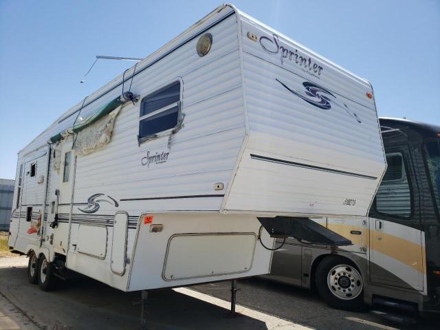 4YDF2822019260457 - 2001 KEYSTONE SPRINTER WHITE photo 1