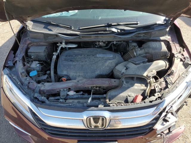 5FNRL6H98JB068862 - 2018 HONDA ODYSSEY ELITE MAROON photo 12