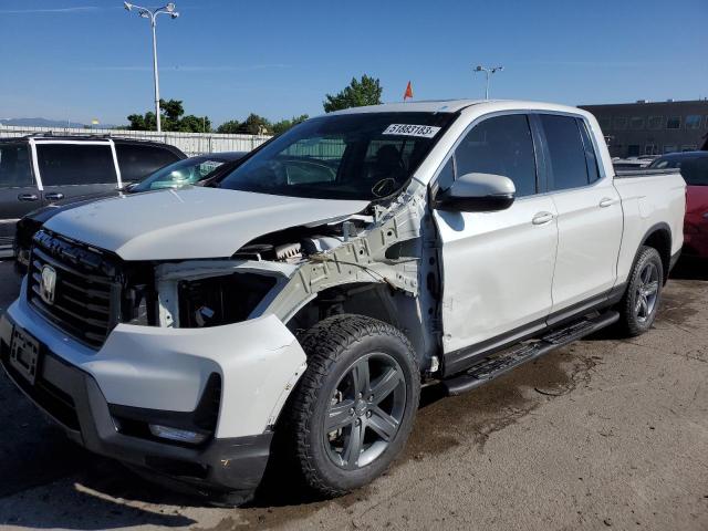 5FPYK3F54NB036923 - 2022 HONDA RIDGELINE RTL WHITE photo 1