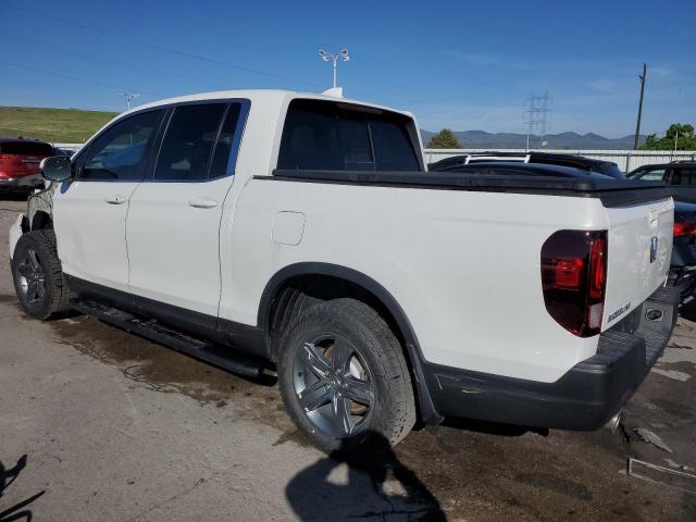 5FPYK3F54NB036923 - 2022 HONDA RIDGELINE RTL WHITE photo 2