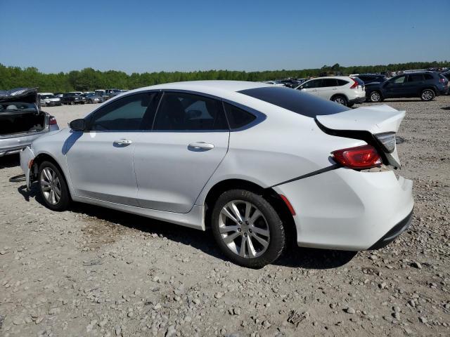 1C3CCCABXFN699465 - 2015 CHRYSLER 200 LIMITED WHITE photo 2