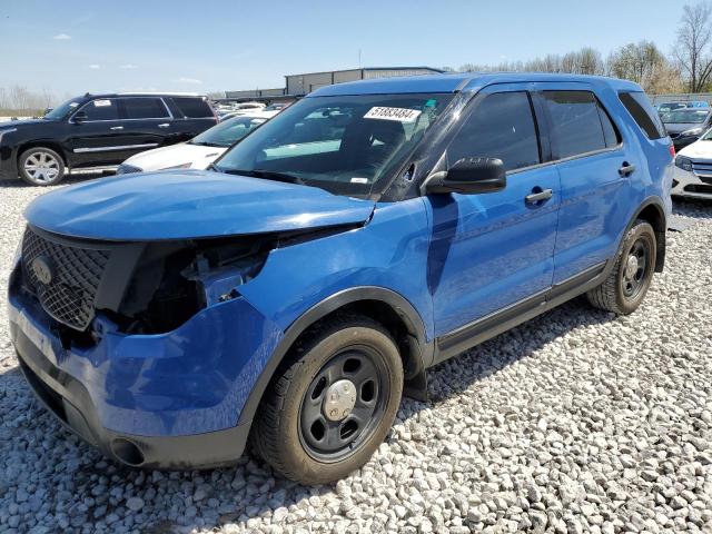 1FM5K8AT4EGC50195 - 2014 FORD EXPLORER POLICE INTERCEPTOR Mavi foto 1