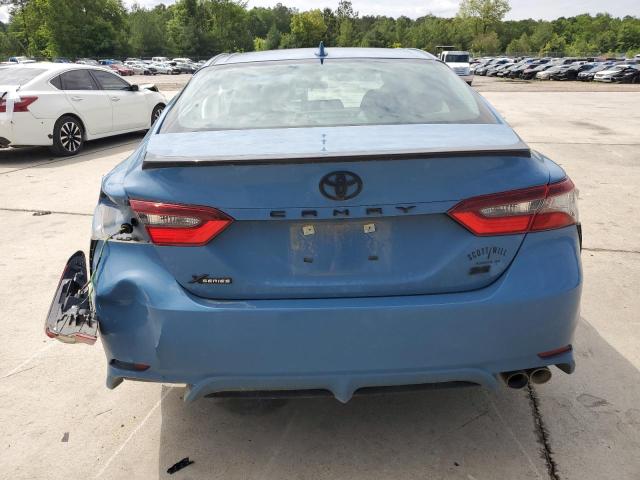 4T1G11AK3PU124781 - 2023 TOYOTA CAMRY SE NIGHT SHADE BLUE photo 6