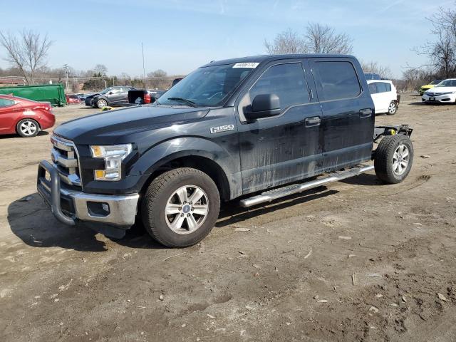 1FTEW1CF9GFA15551 - 2016 FORD F150 SUPERCREW BLACK photo 1