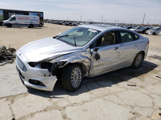 3FA6P0LU5ER379479 - 2014 FORD FUSION SE HYBRID SILVER photo 1