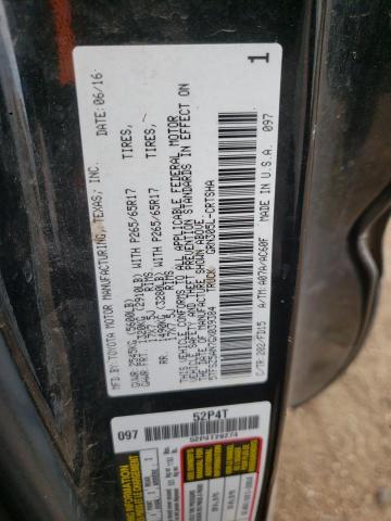 5TFSZ5AN7GX039384 - 2016 TOYOTA TACOMA ACCESS CAB შავი ფოტო 12