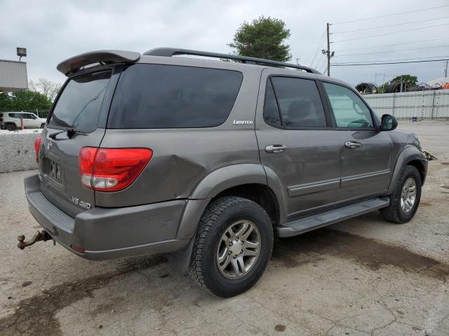 5TDBT48A96S267423 - 2006 TOYOTA SEQUOIA LIMITED GRAY photo 3