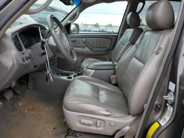 5TDBT48A96S267423 - 2006 TOYOTA SEQUOIA LIMITED GRAY photo 7