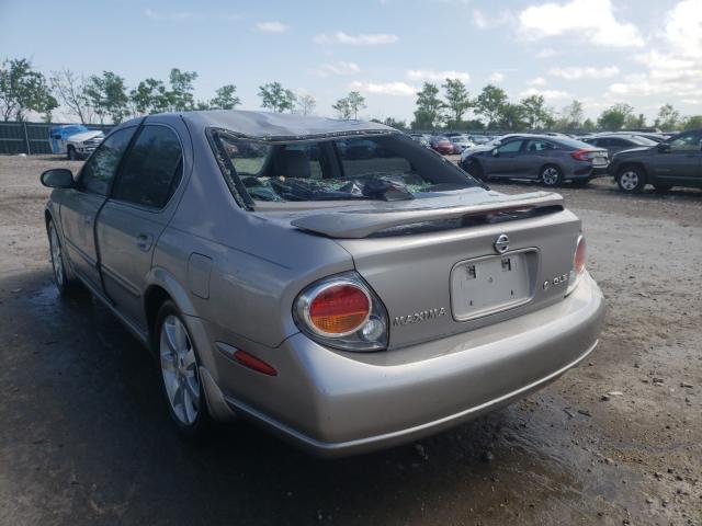 JN1DA31A83T418576 - 2003 NISSAN MAXIMA GLE GRAY photo 3