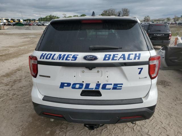 1FM5K8AR5KGB22547 - 2019 FORD EXPLORER POLICE INTERCEPTOR WHITE photo 6