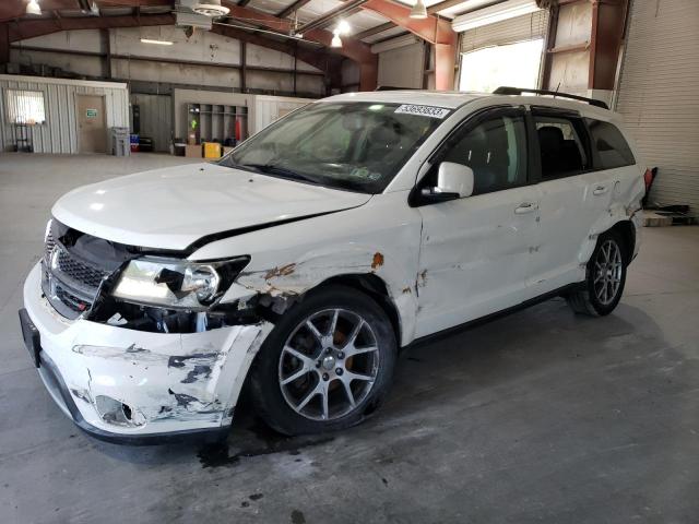 3C4PDDEG3ET257910 - 2014 DODGE JOURNEY R/T WHITE photo 1