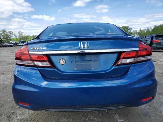 2HGFB2F8XFH561793 - 2015 HONDA CIVIC EX BLUE photo 6