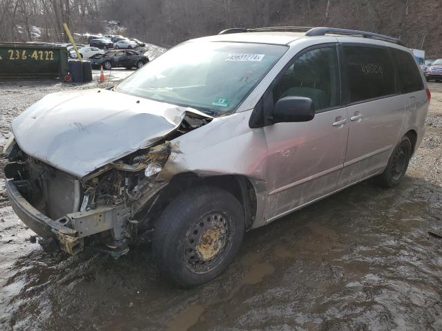 5TDZK23C48S143416 - 2008 TOYOTA SIENNA CE SILVER photo 1