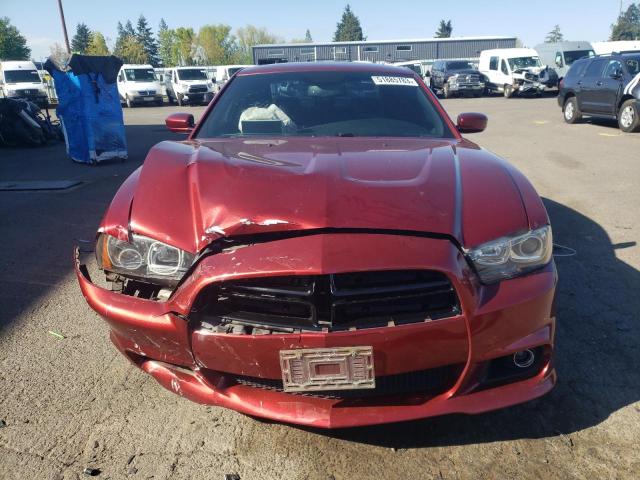 2C3CDXCT6EH253749 - 2014 DODGE CHARGER R/T BURGUNDY photo 5