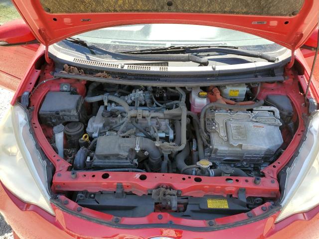 JTDKDTB30C1011956 - 2012 TOYOTA PRIUS C RED photo 11