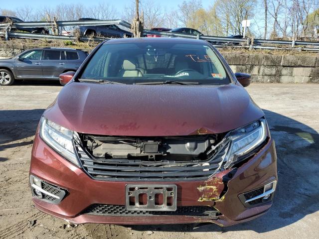 5FNRL6H88JB063202 - 2018 HONDA ODYSSEY TOURING BURGUNDY photo 5