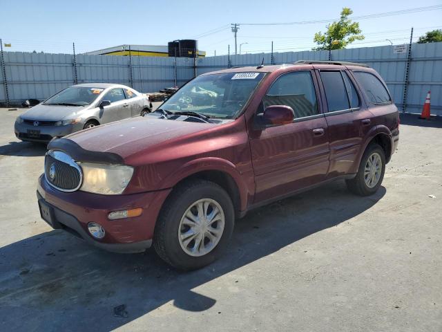 5GADT13S842442192 - 2004 BUICK RAINIER CXL BURGUNDY photo 1