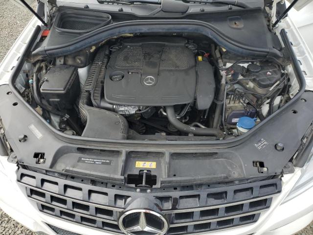 4JGDA5HB3FA617277 - 2015 MERCEDES-BENZ ML 350 4MATIC WHITE photo 12
