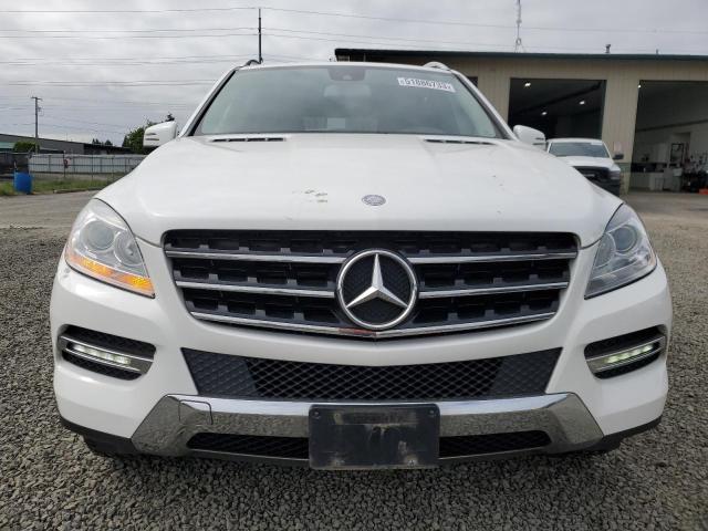 4JGDA5HB3FA617277 - 2015 MERCEDES-BENZ ML 350 4MATIC WHITE photo 5