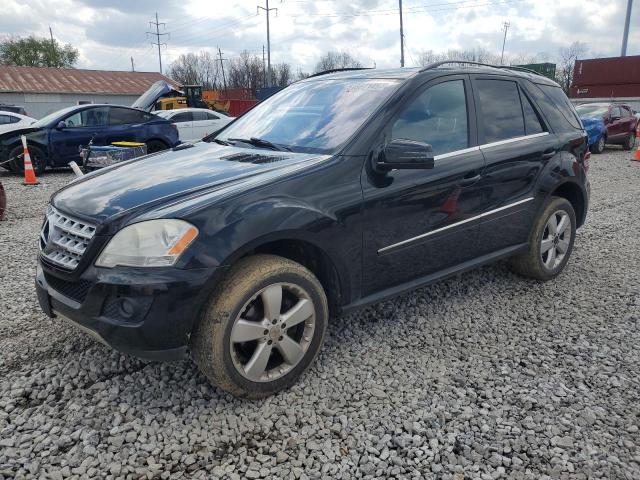 4JGBB8GB1BA712373 - 2011 MERCEDES-BENZ ML 350 4MATIC BLACK photo 1