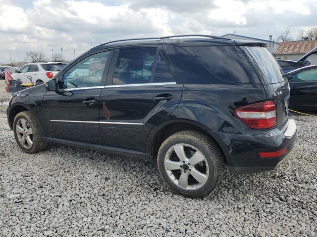 4JGBB8GB1BA712373 - 2011 MERCEDES-BENZ ML 350 4MATIC BLACK photo 2