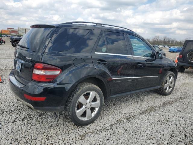 4JGBB8GB1BA712373 - 2011 MERCEDES-BENZ ML 350 4MATIC BLACK photo 3
