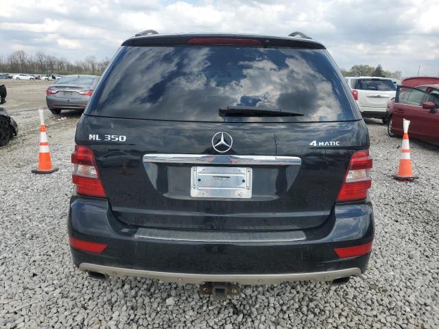 4JGBB8GB1BA712373 - 2011 MERCEDES-BENZ ML 350 4MATIC BLACK photo 6