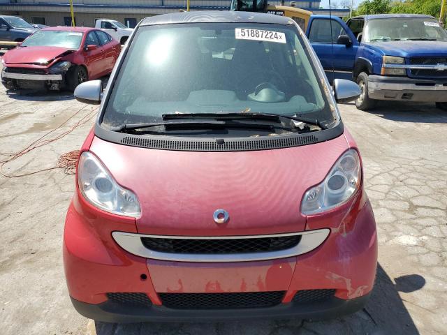 WMEEJ3BA7CK526176 - 2012 SMART FORTWO PURE RED photo 5