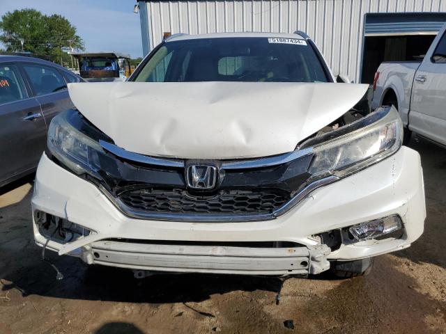 5J6RM3H78FL019010 - 2015 HONDA CR-V EXL WHITE photo 5